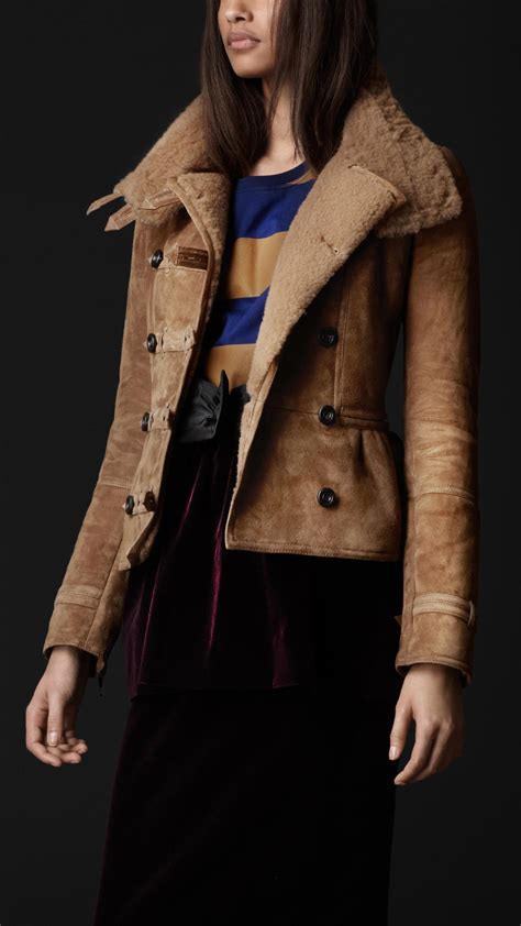 Burberry prorsum shearling coat